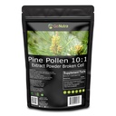 Go Nutra Pine Pollen Powder ← Wild Harvested & Broken Cell Wall ← Puro 10:1 Pine Pollen Extract, Antioxidant-Rich &amp; Androgenic ← Apoya la salud, la energía ANTE Vegan, No GMO, Gluten Free TEN 6 Ounce