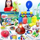 UNGLINGA 100+ Science Lab Experiments Kit for Kids, S.T.E.M Project Activities Educational Birthday Toys Gift for Boys Girls, Chemistry Set, Gems Dig, Volcano, Glowing Worms