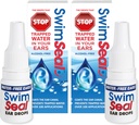 SwimSealTM Twin-Pack All Natural Swimmer's Ear Drops for Daily Use Más que las gotas de alcohol o los tapones. La solución para tus oídos para toda la exposición al agua para todas las edades.