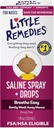 Pequeños remedios Noses Saline Spray Drops, 1 Fl Oz