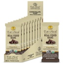 EatToHeal Chocolate Chip Real Food Bar - Organic Vegan Healthy Gluten Free Protein Bares - Low Sugar Meal Replacement Bar, Non GMO, Never Baked, Plant Based - Crafted to Enjoy, Not Sit on Shelves