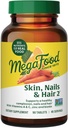 MegaFood Skin, uñas " Hair 2 - Vitaminas para Hombres de Mujeres - Biotina, Vitamina A, Vitamina C, Zinc, Vitamina B6, Vitamina E, Ácido Pantoténico - Vegan - Hecho sin 9 Alérgenos Alimentarios - 90 Tabs (45 Servings)