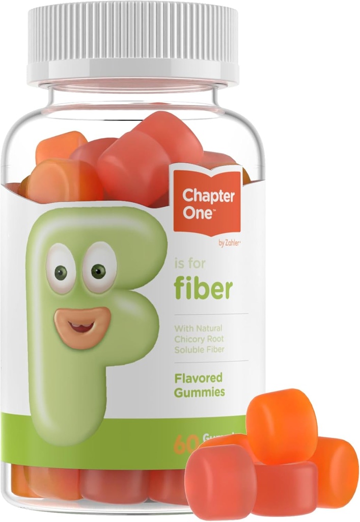 Zahler - Fiber Gummies for Adults &amp; Kids (60 Conde) Certified Kosher Adult &amp; Kids Fiber Gummy Chews for Digestion Support, Healthy Regularity &amp; Global Health - Chewable Children's Fiber Supplements