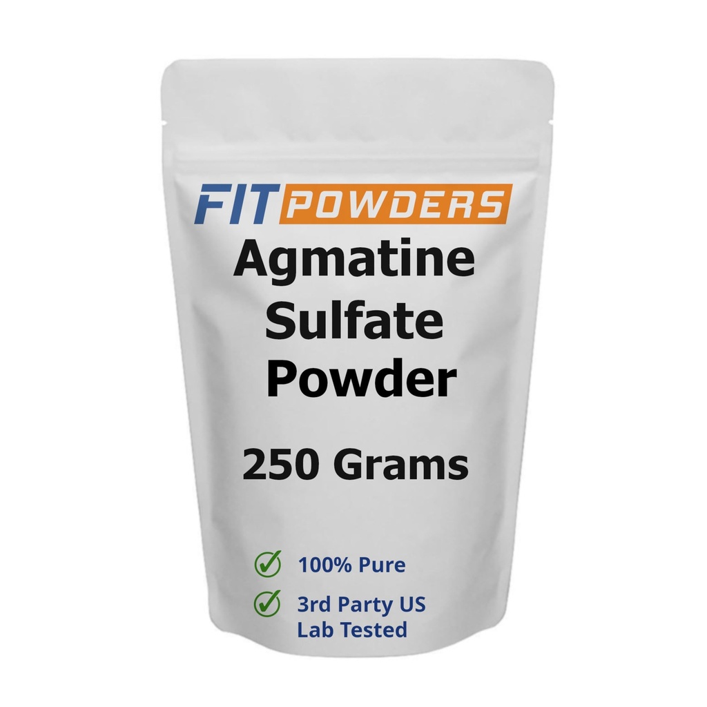 Agmatine Sulfate Powder | Pure Agmatine Powder | Nitric Oxide Supplement (250g)