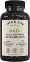 Crystal Star NAD+ (60 Tablets) - Patented NAD for Cellular Energy &amp; Healthy Aging - Clinically-Proven Más Eficient Than Nicotinamide Riboside - 30 Day Supply - Non-GMO