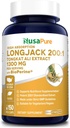 NusaPure Longjack Tongkat Ali 260,000mg 150 Veggie Caps (No-GMO, Gluten Free) Bioperine