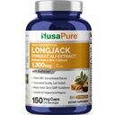 NusaPure Longjack Tongkat Ali Capsules, 1300 mg, 150 Veg Capsules (Non-GMO, Vegan)
