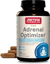 Jarrow Formulas Adrenal Optimizer - 120 Tablets - Soportes Adrenal Health, Renewal & Stress Reduction - Combines 11 Nutrients & Nutraceuticals - 60 Servings