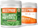 Peptides de colágeno sin sabor a bala, 18g Proteína, 17.6 OzCreador de sabor original, 2g Carbs netos, 10g grasas saludables de MCT en polvo Aceite