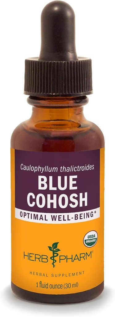 Herb Pharm Certified Organic Blue Cohosh Liquid Extract - 1 onnce