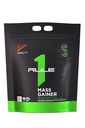 Regla 1 Gainer de Masa - Fórmula de alto nivel con 1.220+ Calories, 250g+ Complejo Carb Blend, 40g All-Whey Protein Por Servir (16 Servimientos, Chocolate Fudge)
