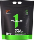 Regla 1 Gainer de Masa - Fórmula de alto nivel con 1.220+ Calories, 250g+ Complejo Carb Blend, 40g All-Whey Protein Por Servir (16 Servimientos, Chocolate Fudge)
