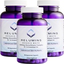 Reluminas L-Glutathione Complex 1650mg - Antioxidant Support with Alpha Lipoic Acid, NAC, L-Methionine, Vitamina E, Skin Health Supplement, Made in USA - 90 Vegetarian Capsules x 3 Botellas