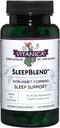 Vitanica Sleepblend, Non Habit Forming Sleep Support Supplement, with Melatonin, Valerian Root, Passionflower and Hops, Vegan, 60 Capsules