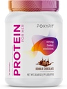 FoxyFit Protein para Ella, Doble Chocolate Whey Protein Polvo con CLA y Biotina para un Flujo Saludable (1,85 libras)