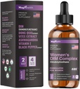 Suplemento DIM Silencio con Ashwagandha, Dong Quai, Vitex Extracts, 200mg Diindolylmethane - Saldo hormonal, Suplementos de la menopausia - PMS &amp; Antioxidant Support - Mujeres y hombres 60 Day Supply