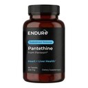 Pantetina de endur de Pantesin, Función del hígado " Suplemento de equilibrio saludable del colesterol, Fórmula de liberación sostenida, libre de gluten, 300 mg (90 Tablas)