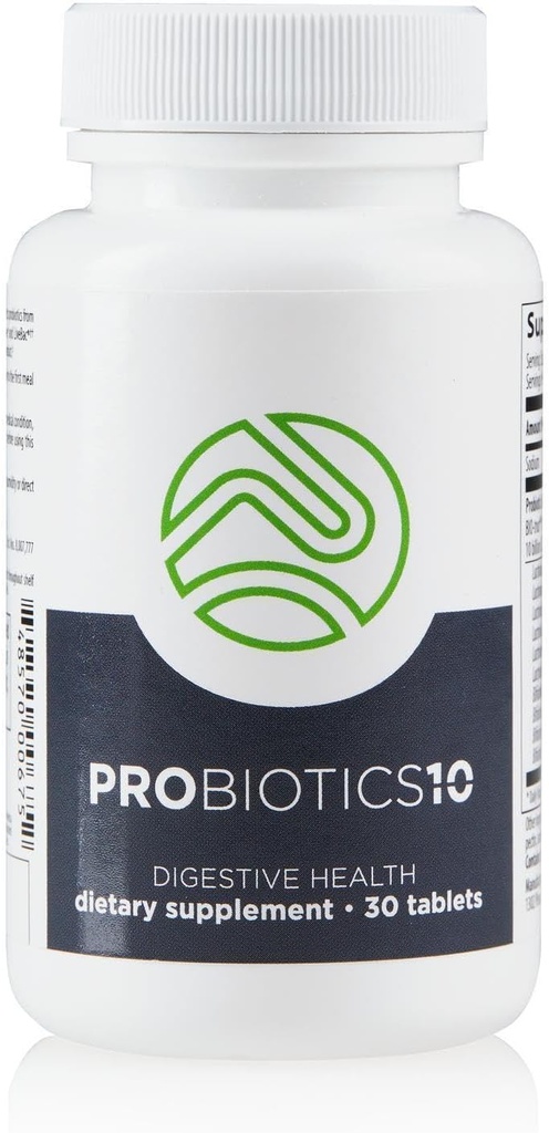 NutriClean Probióticos-10 Salud Digestiva por Market America - Botella Única (30 Servimientos)