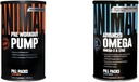Bomba de animales Preworkout 30 cuenta Omega Omega 3-6 30 Day Pack
