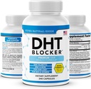 DHT Blocker - Suplemento de Crecimiento del Pelo para el Blanqueo Genético para Mujeres - Ayuda a la Pérdida del Pelo &amp; Estimulado Crecimiento del Folículo con Saw Palmetto, Biotin & Iron - Suplementos de Crecimiento del Folículo Píldoras