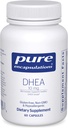 Encapsulaciones puras DHEA 10 mg - Suplemento Adrenal para Soporte Inmunitario, Metabolismo &amp; Saldo hormonal - con DHEA micronizada - 60 cápsulas