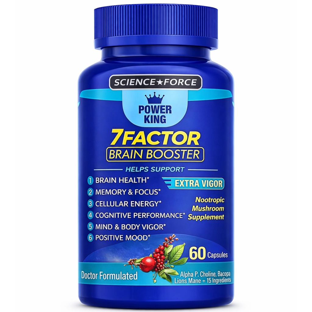 Suplementos cerebrales para memoria " Focus - Nootropic Brain Health - Rendimiento cognitivo, Claridad, Energía, Vigor mental, Shilajit - Alpha Choline, Lion's Mane, Bacopa, 18 Ingredientes Premium