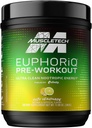 Pre Workout Powder MuscleTech EuphoriQ PreWorkout Smart Pre Workout Powder para hombres y mujeres Caffeine Metabolite Fueled with Paraxanthine Yuzu Lemonade (20 Servings)