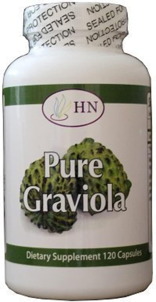 Nutrición de Salud Fresco Graviola 1000 Mg Servindo Capsules Botella, 120 Conde