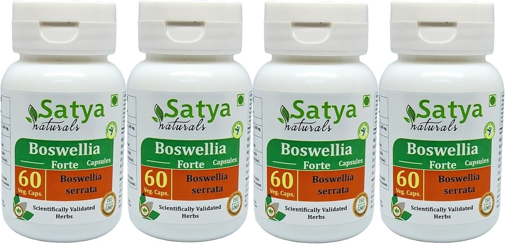 Boswellia Forte Capsules 500 mg. 60 Veg. Capsule peru Boswellia (Boswellia Serrata) Extracto Capsules para Hombres y Mujeres ← Ayurvedic Herbal Suplemento/Remedios  10:1 Forte (4 Botellas de 60 cápsulas)
