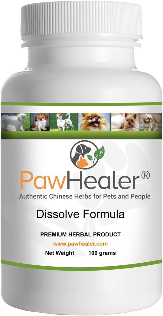 PawHealer® Dissolve Herbal Formula - 100 Grams Powder - Remedy for Fatty Lumps " Bumps in Dogs " Pets ...