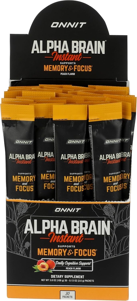 Alpha Brain Instant Peach, 30 Conde