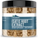 Earthborn Elements Isatis Root Extract 200 Capsules, Pure & Undiluted, No Additives