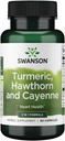 Swanson Full Spectrum Turmeric Hawthorn &amp; Cayenne 60 cápsulas