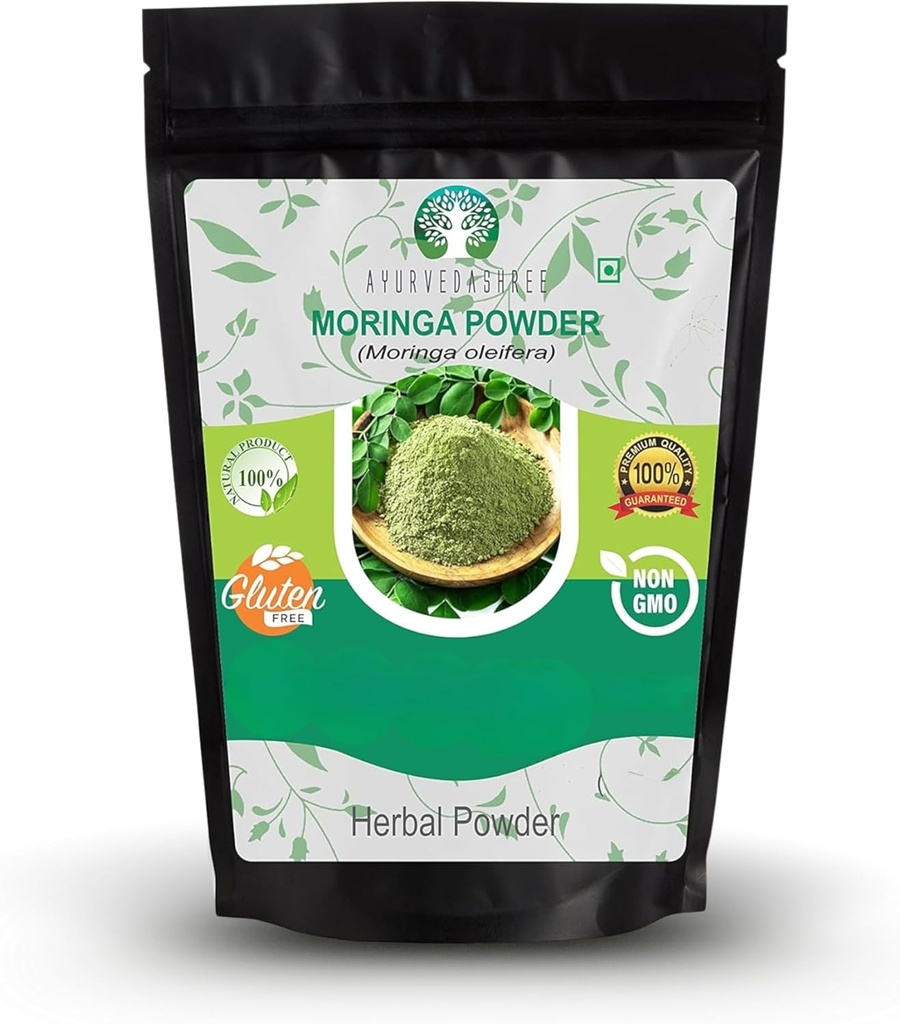 Moringa Leaf Powder 50 Gm I Moringa Olifera Powder I Tested for Purity I Non GMO I GMP Certified I Vegan