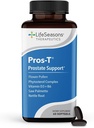 Pros-T - Suplemento de apoyo a la próstata - Saw Palmetto, Phytosterol, Zinc, Nettle, Vitamin D-3 &amp; B6 - Promover la función de próstata saludable " Flujo urinario normal - Mejorar la integridad de tejido - 60 Softgels