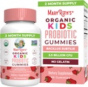MaryRuth Orgánicas Niños Probióticos para la Salud Digestiva Silencio USDA Gummies Probióticos Silencio 2 Mes Fuentes Niños Probióticos Silenciosos Apoyo Silencio Gut Health Suplemento Silencio Vegan Silencio No OGM Silencio Gluten Free Silencio 60 Conde