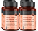 pureclinica Triple Strength Marine Collagen ' Hyaluronic Acid – 1500mg per Tablet TEN 720 Tablets (4 Botellas de 180) TEN soporta Skin, Joints & Hydration