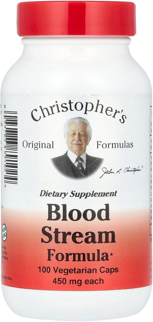 Dr. CHRISTOPHER'S, Cleanse Blood Stream - 100 vegicaps