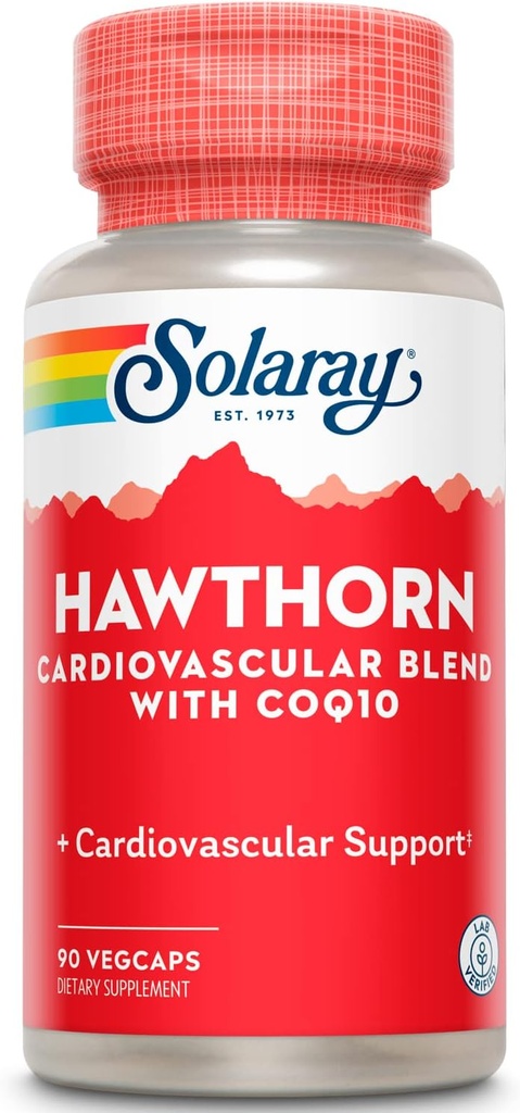SOLARAY Hawthorn Fórmula Especial, 150mg, 90 Cuenta