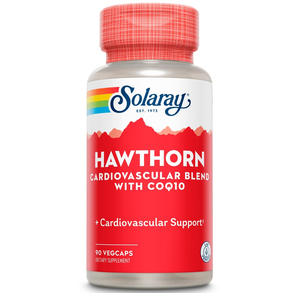 SOLARAY Hawthorn Special Formula, 150mg, 90 Count