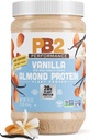 PB2 Rendimiento Almendro planta base de proteína Vegan Powder ← 20g Proteína completa, No Añadido Azúcar, Prebiótico Fiber tención Dairy Free, Certified Vegan, Non-GMO, Gluten Free [Almond w/Madagascar Vanilla, 1LB]