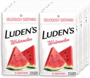 Ludens Watermelon Throat Drops, Sore Throat Relief, 25 Cuenta (Pack of 12)
