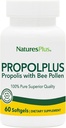 NaturesPlus Propolplus - 180 mg, 60 Softgels - Quality Bee Propolis Suplemento con Bee Pollen - 60 Servings