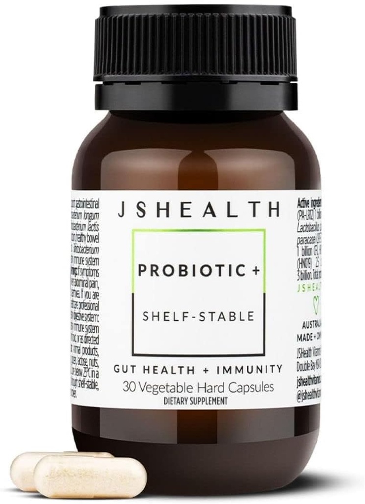 JSHealth Vitamins Gut Health and Immunity Fórmula ← Probióticos para Mujeres y Hombres Silenciosos Estante Suplemento Probiótico para Salud Digestiva y Apoyo Inmunitario (30)