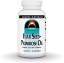 Fuente Naturales Flax Seed-Primrose Oil, Omega 3,6,9 EFA Complex, 1300mg - 90 Softgels