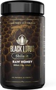 Black Lotus Pure Shilajit Resin Raw Honey Liquid Tincture, 300ml, 100% Puro Shilajit Natural para Hombres &amp; Mujeres, Aminoácidos, 175mg Ácido Fulvic, 85 Ionic Trace Minerals, Para Immune Support, Focus, Energy