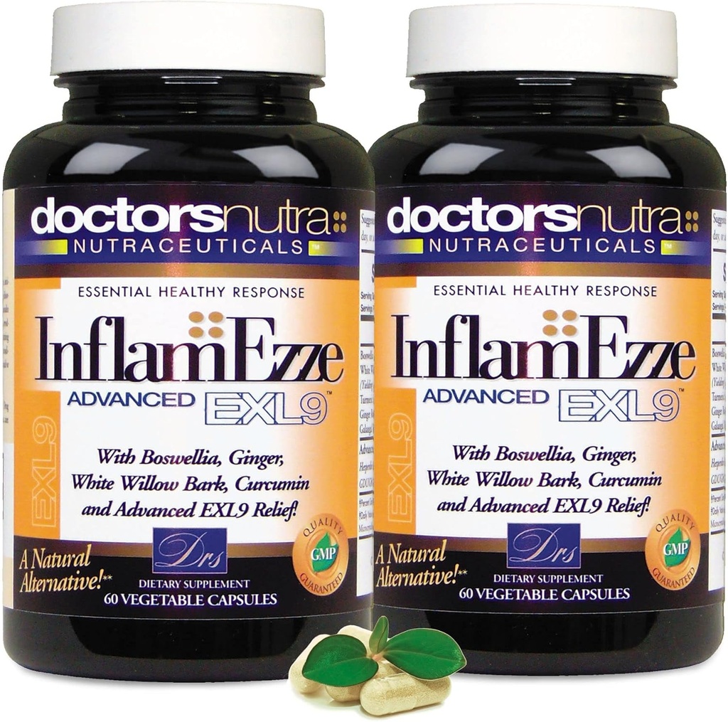 InflamEzze Pack de 2 - Total 120 Conde Capsules