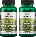 Swanson Full Spectrum Boswellia & Curcumin Natural Wellness Fórmula - (60 cápsulas) (2 Pack)