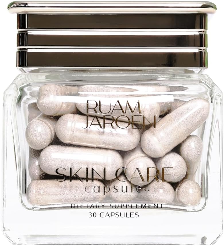 Skincare Capsule-Multivitamin for Support Skin - Acido hialurónico, colágeno y Niacinamide Hidratando desde el interior, Suplemento para la piel de flujo saludable.