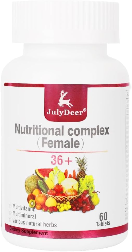 One Daily Multivitamin for Women - Complete Multimineral & Multivitamin with Vitamin A, C, D, E and B-Complex, Zinc &amp; More Vitamins for Immunity, Energy, Hair, Skin & Nails - 60 Tabletas